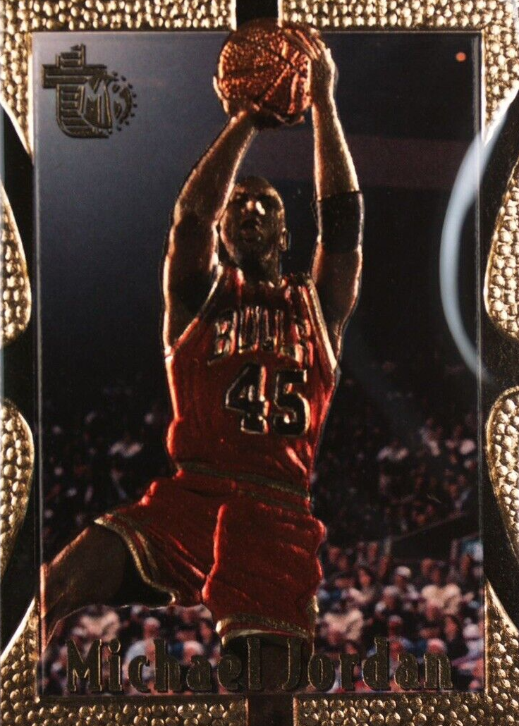 Michael Jordan 1994 Topps Embossed #121 Golden Idols Price Guide