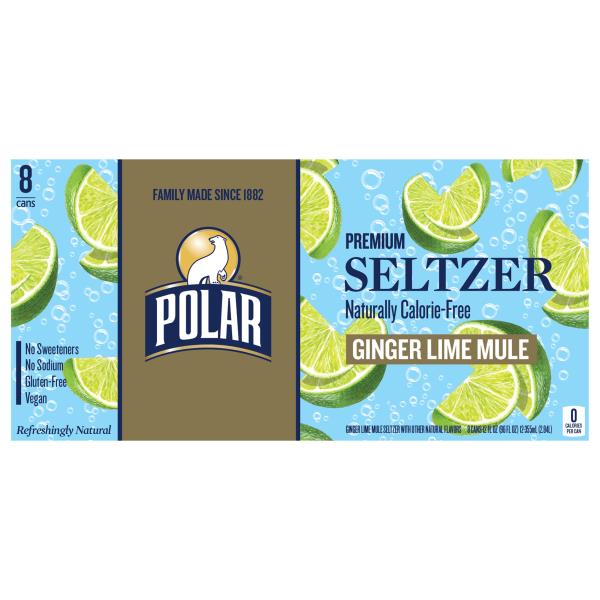 Polar Naturally Calorie-Free Premium Ginger Lime Mule Seltzer