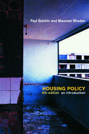 Housing Policy: An Introduction - 4th Edition - Paul N. Balchin - Maur