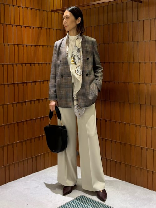 TOMORROWLAND collection ブラウス シャツ ウォッシャブルサテン