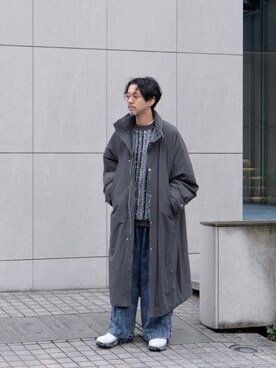 UNISEX》Soft Shell Prime-Over Monster Puffer Parka/ソフトシェル