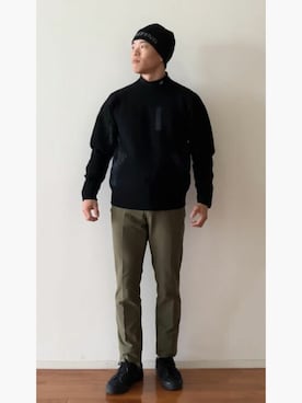 BRIEFING（ブリーフィング）の「BRIEFING×WLG ミラノリブ切替ニット