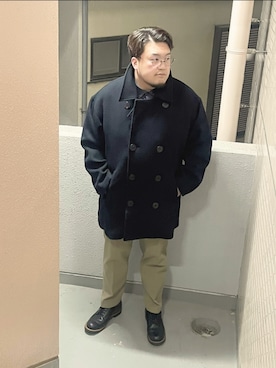 NAUTICAのピーコートを使った人気ファッションコーディネート - WEAR