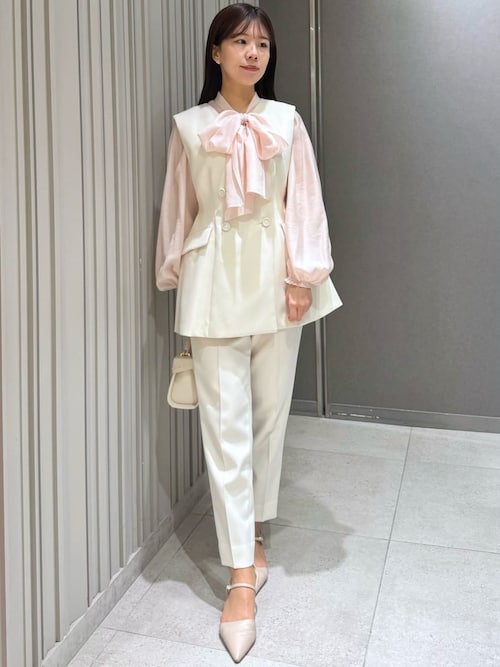 ビッグリボンセミシアーブラウス（シャツ/ブラウス）｜CELFORD（セル