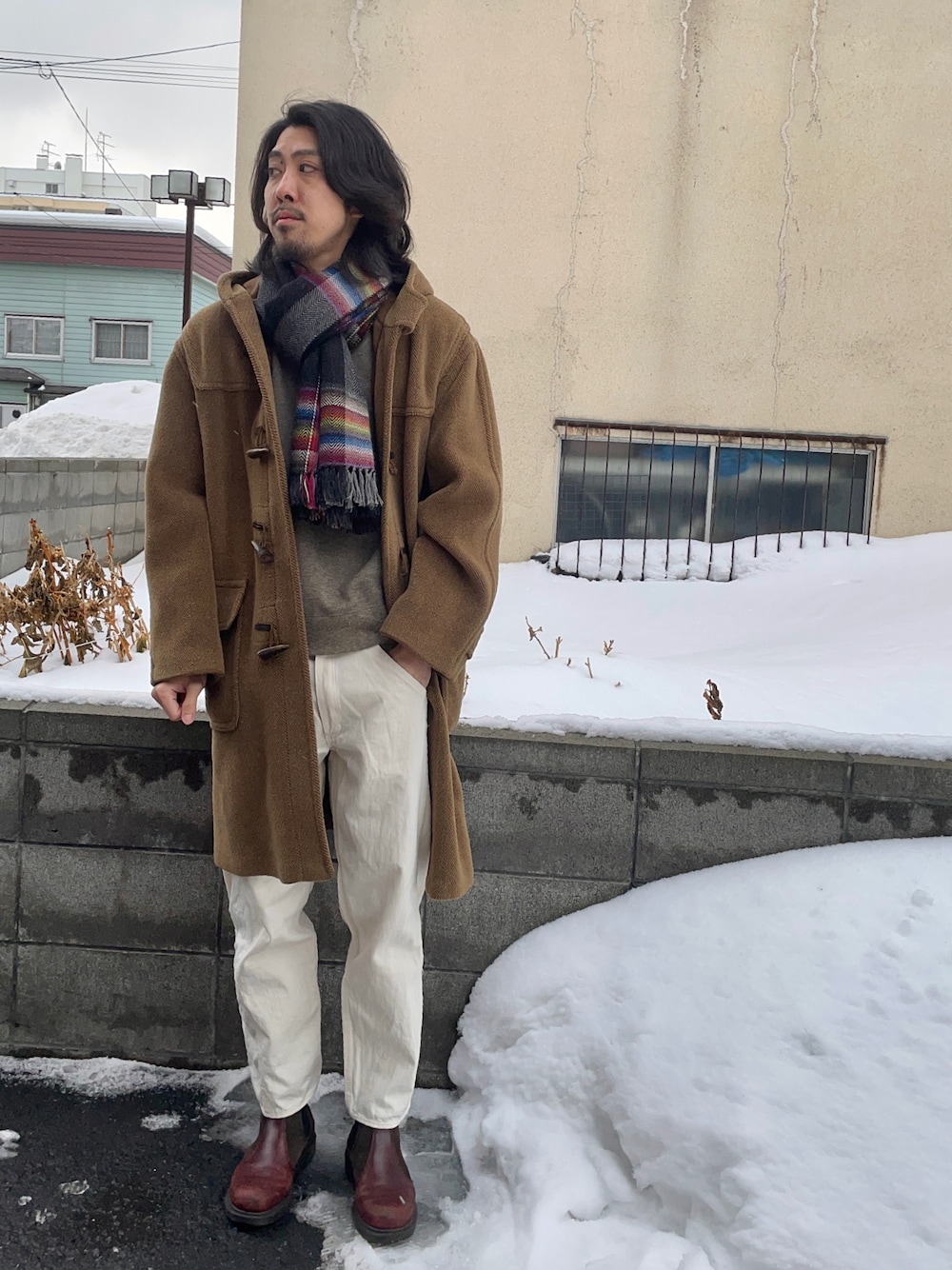 ひーー｜Gloverallのダッフルコートを使ったコーディネート - WEAR