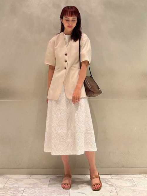 セール】フラワージャカード マーメイドワンピース（ワンピース