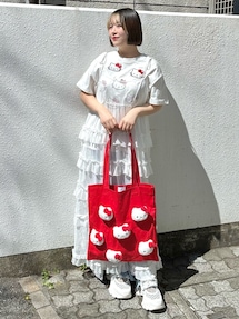 ハローキティコラボ】もこもこトート｜メリージェニー（merry jenny