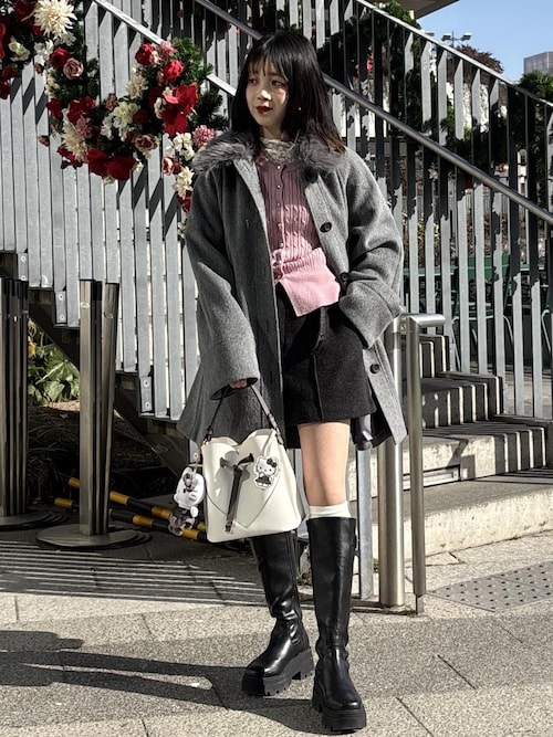 セール】サイドバックルタンクソールロングブーツ（ブーツ）｜Juze