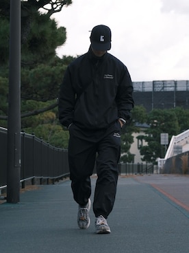 ENNOYのナイロンジャケットを使った人気ファッションコーディネート