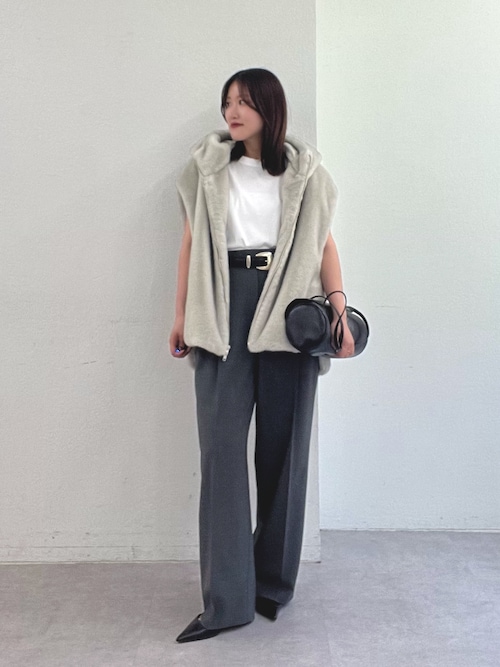 セール】【Hoaw.】横長シリンダーバッグ（ハンドバッグ）｜Whim