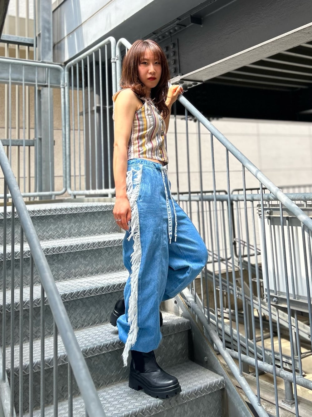 ST(アディダス ブランドコアストア 福岡)｜adidasのデニムパンツを使っ