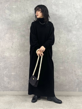 ウールスタンドショートコートを使った人気ファッションコーディネート