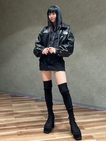 スクエアフィットロングブーツ｜エモダ（EMODA）公式通販｜RUNWAY