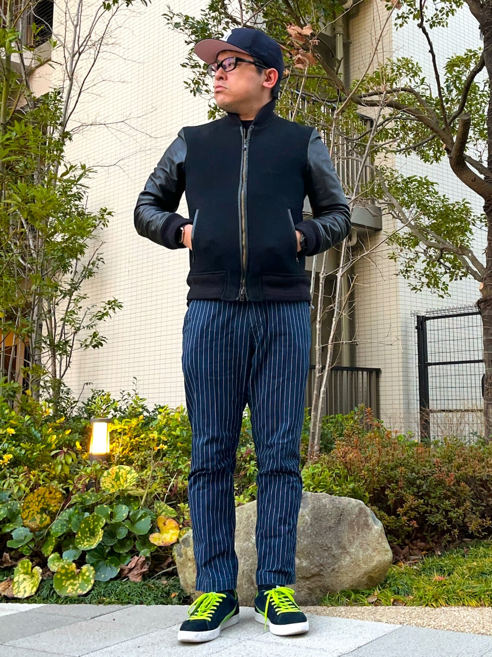 LOUNGE LIZARDのスタジャンを使った人気ファッションコーディネート - WEAR