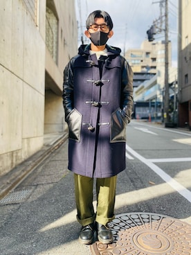 JUNYA WATANABE COMME des GARCONSのダッフルコートを使ったメンズ人気
