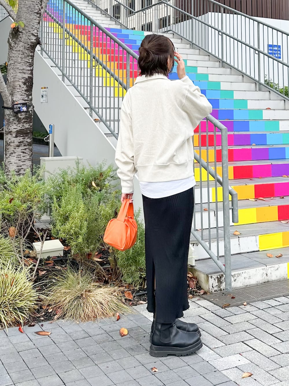 かほこ。｜Championのスウェットを使ったコーディネート - WEAR