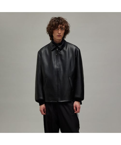 adidas（アディダス）の「Y-3 PLEATHER BOMBER JACKET（）」 - WEAR