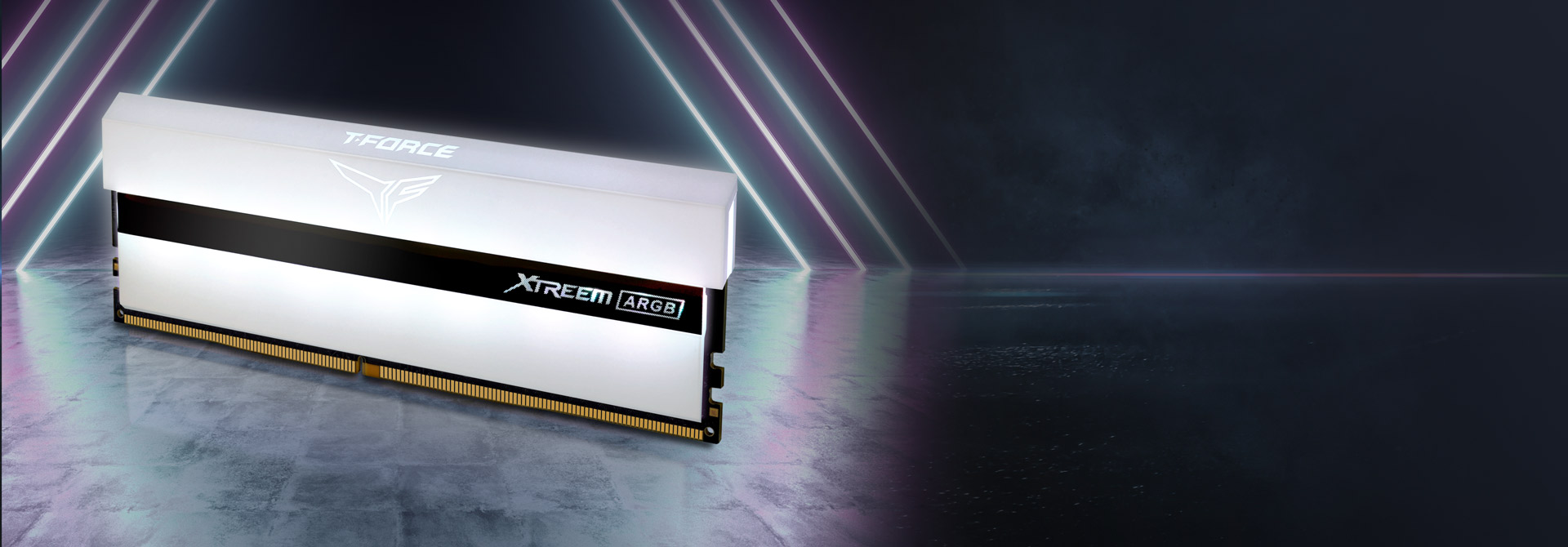 XTREEM ARGB DDR4 DESKTOP MEMORY WHITE 16GB(2x8GB) 3600MHz CL14