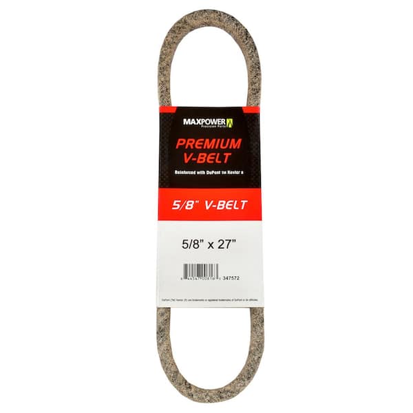 MaxPower 5/8 in. x 27 in. Premium V-Belt 347572 - The Home Depot