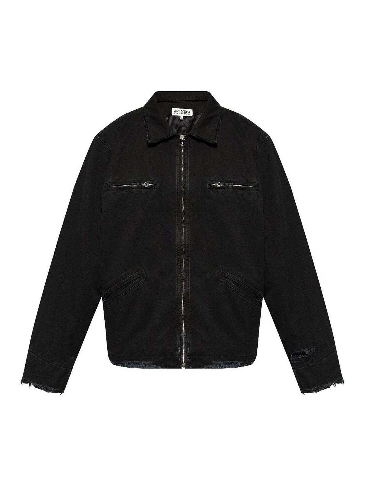 MM6 Maison Margiela Denim Jacket - Black - Men|SH0AM0029S78548900