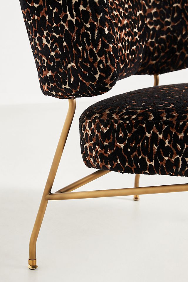 Frannie Leopard Chair | AnthroHome