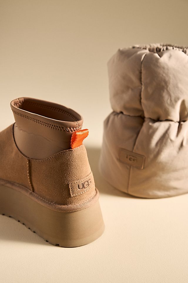 UGG® Classic Mini Dipper Puffer Boots | Anthropologie