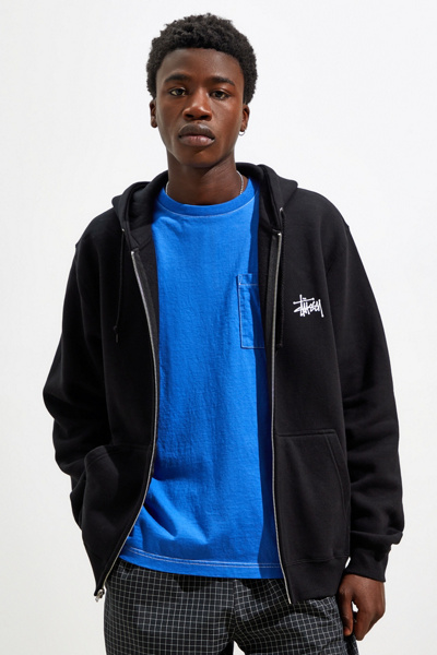 Stussy Basic Full-Zip Hoodie Sweatshirt | Urban Outfitters Canada