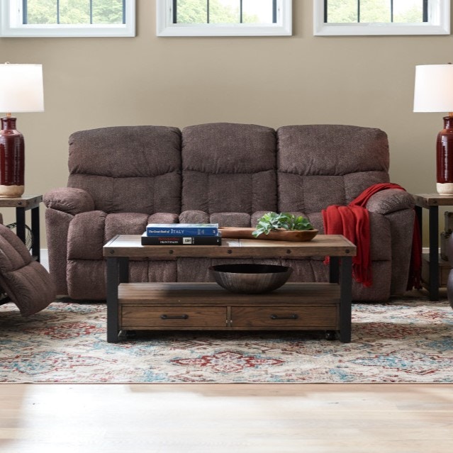 La-Z-Boy Living Room Morrison Reclining Sofa 444766 - Art Sample