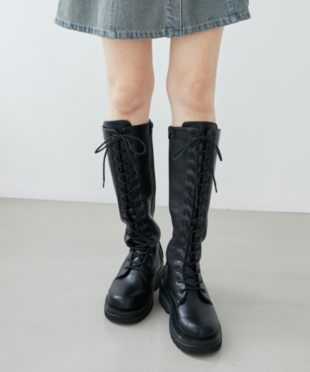 レースアップロングブーツ/MAJESTIC LEGON(マジェスティックレゴン