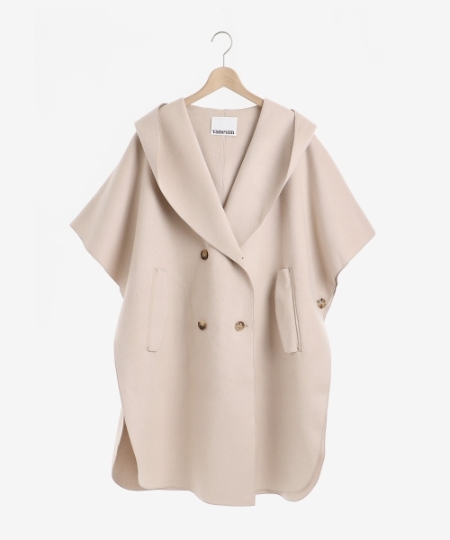 vaneum クロークフーディポンチョコート/le.coeur blanc(ルクール