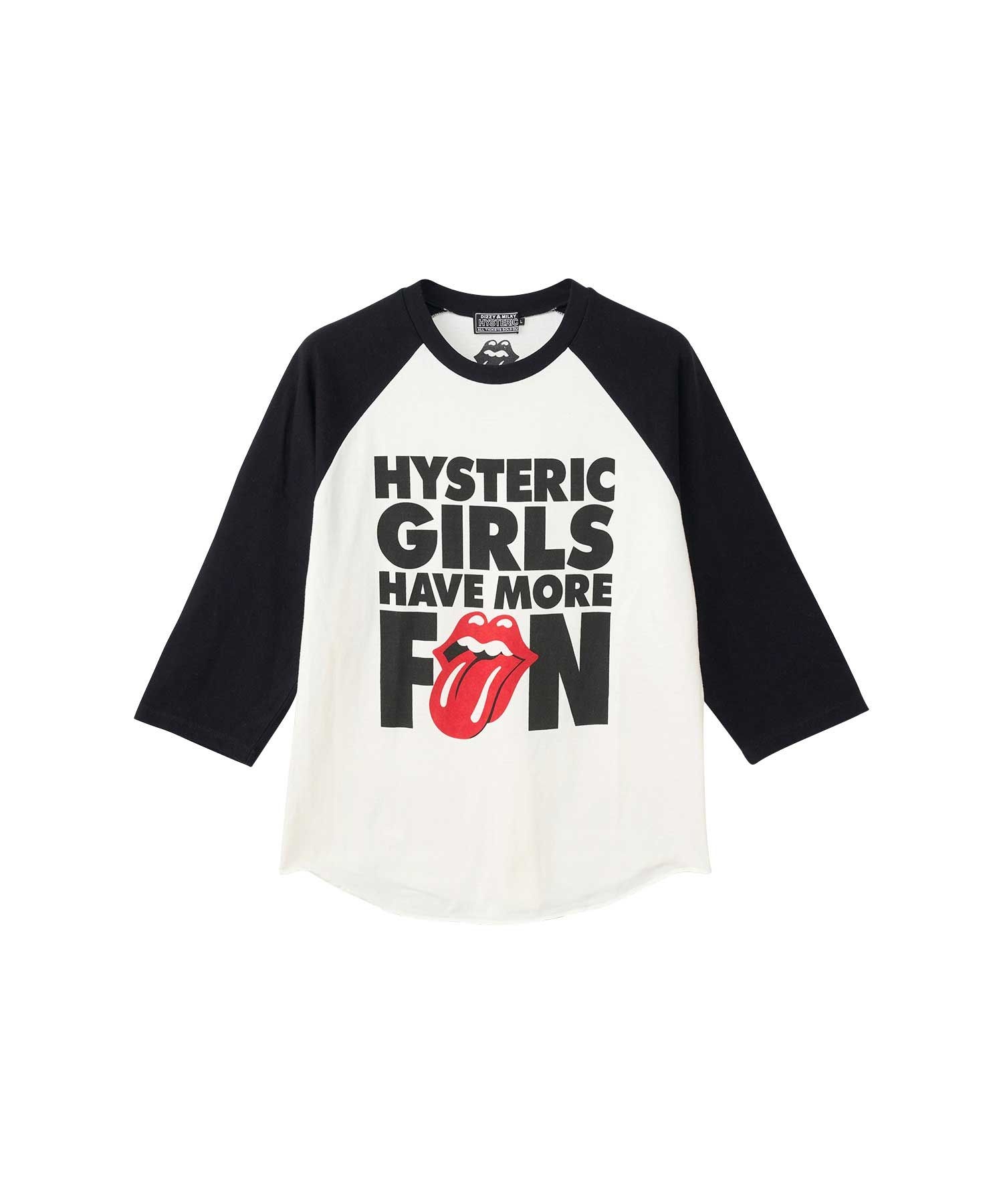 THE ROLLING STONES/HAVE MORE FUN 七分袖Tシャツ|HYSTERIC GLAMOUR