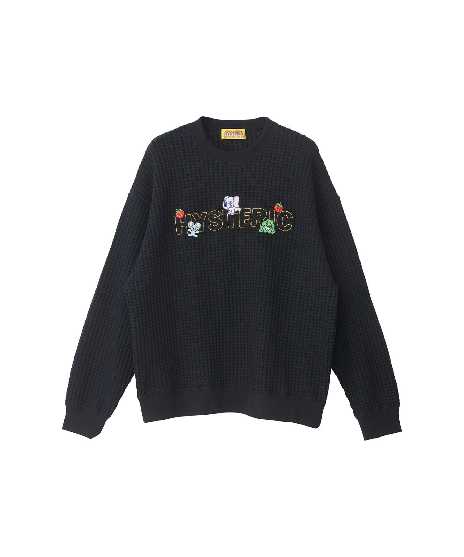 HYSTERIC HOMIES刺繍 オーバーサイズスウェット|HYSTERIC GLAMOUR