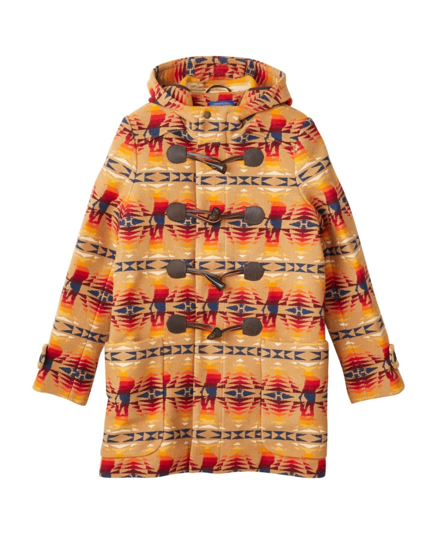 PENDLETON×HYS TIMES総柄 ダッフルコート|HYSTERIC GLAMOUR WOMEN