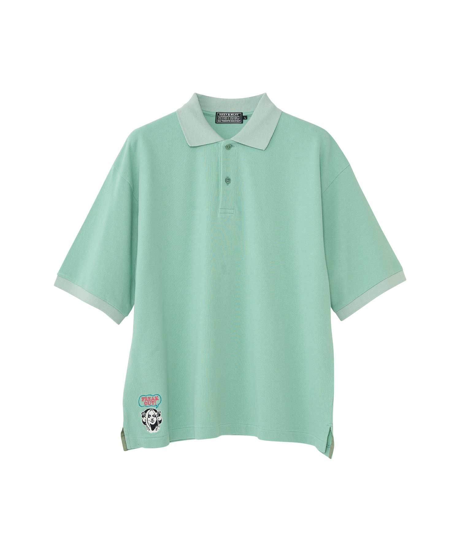 FREAK OUT刺繍 ポロシャツ|HYSTERIC GLAMOUR MEN | HYSTERIC GLAMOUR