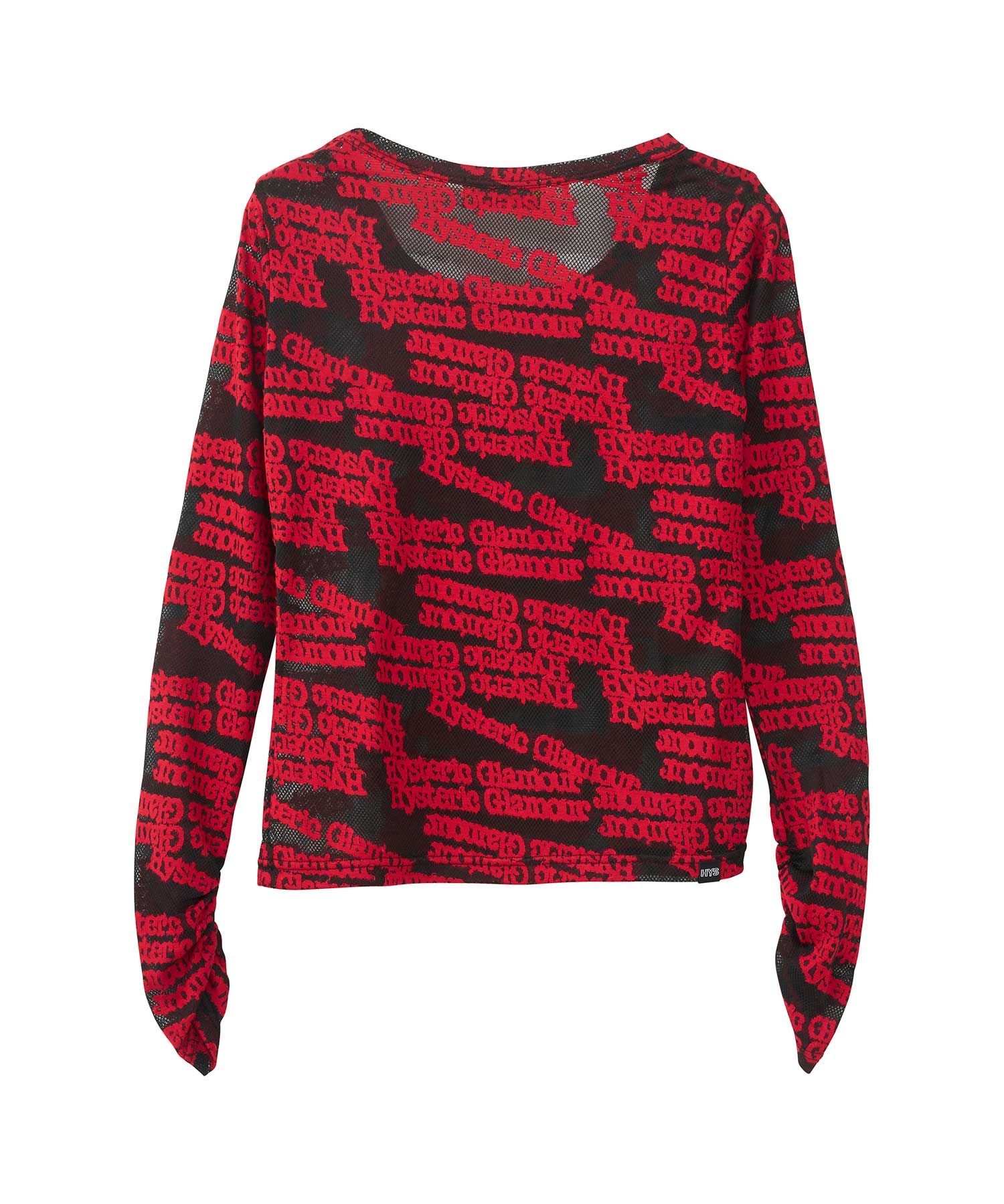 TYPE LOGO柄ジャカード チビTシャツ|HYSTERIC GLAMOUR WOMEN