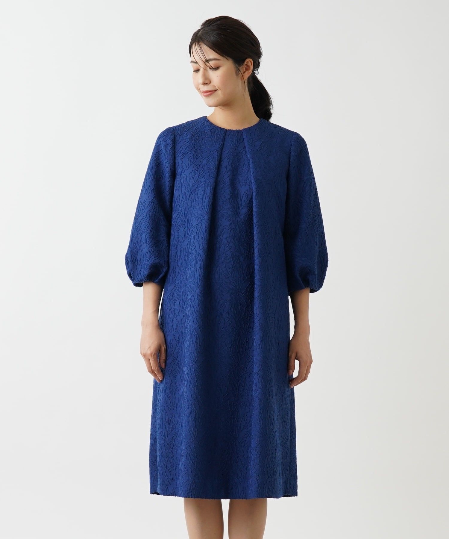 ボタニカル織柄ワンピース|レリアン | レリアン公式オンラインストア