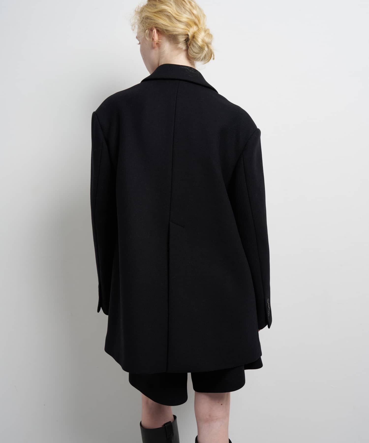 ツイード／ウールメルトン テーラードジャケット|LANVIN en Bleu