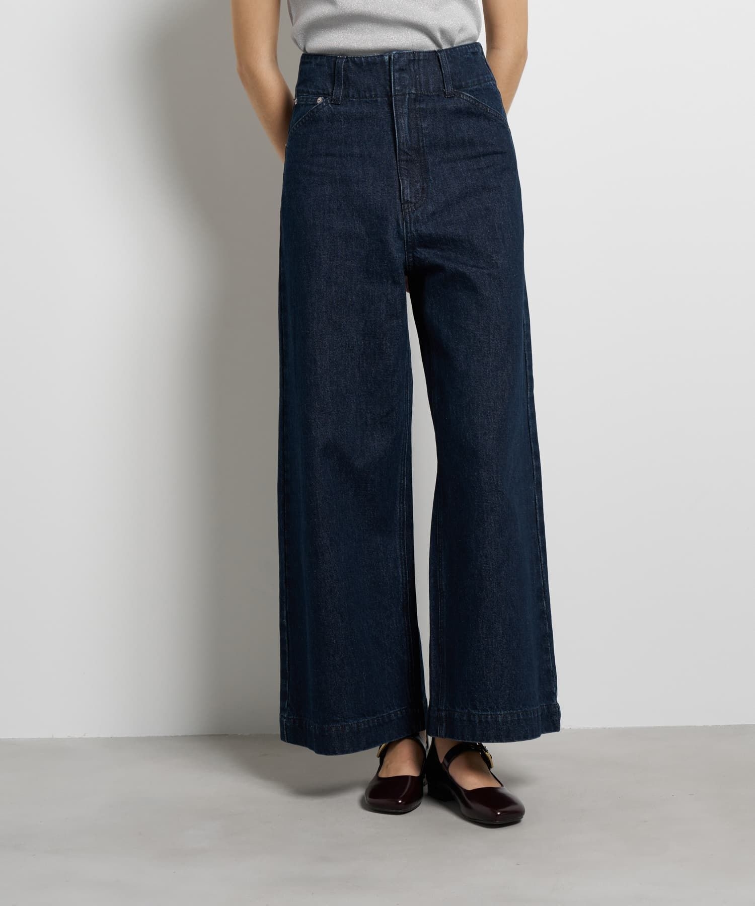 デニムワイドパンツ|LANVIN en Bleu | LANVIN en Bleu | ランバン オン