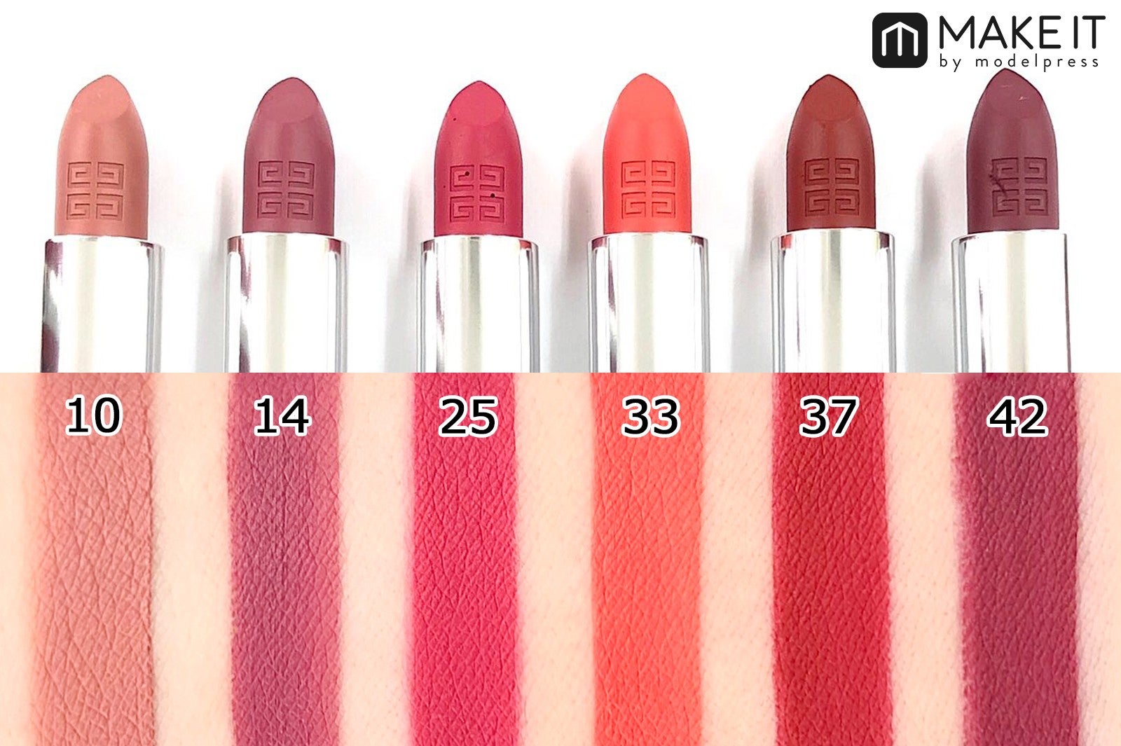 2019秋新作「ルージュ・ジバンシイ」全色塗り比べ｜ベルベット