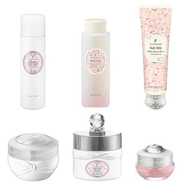 ジルスチュアートから“ミルキーホワイトフローラル”のボディ＆ヘアケア