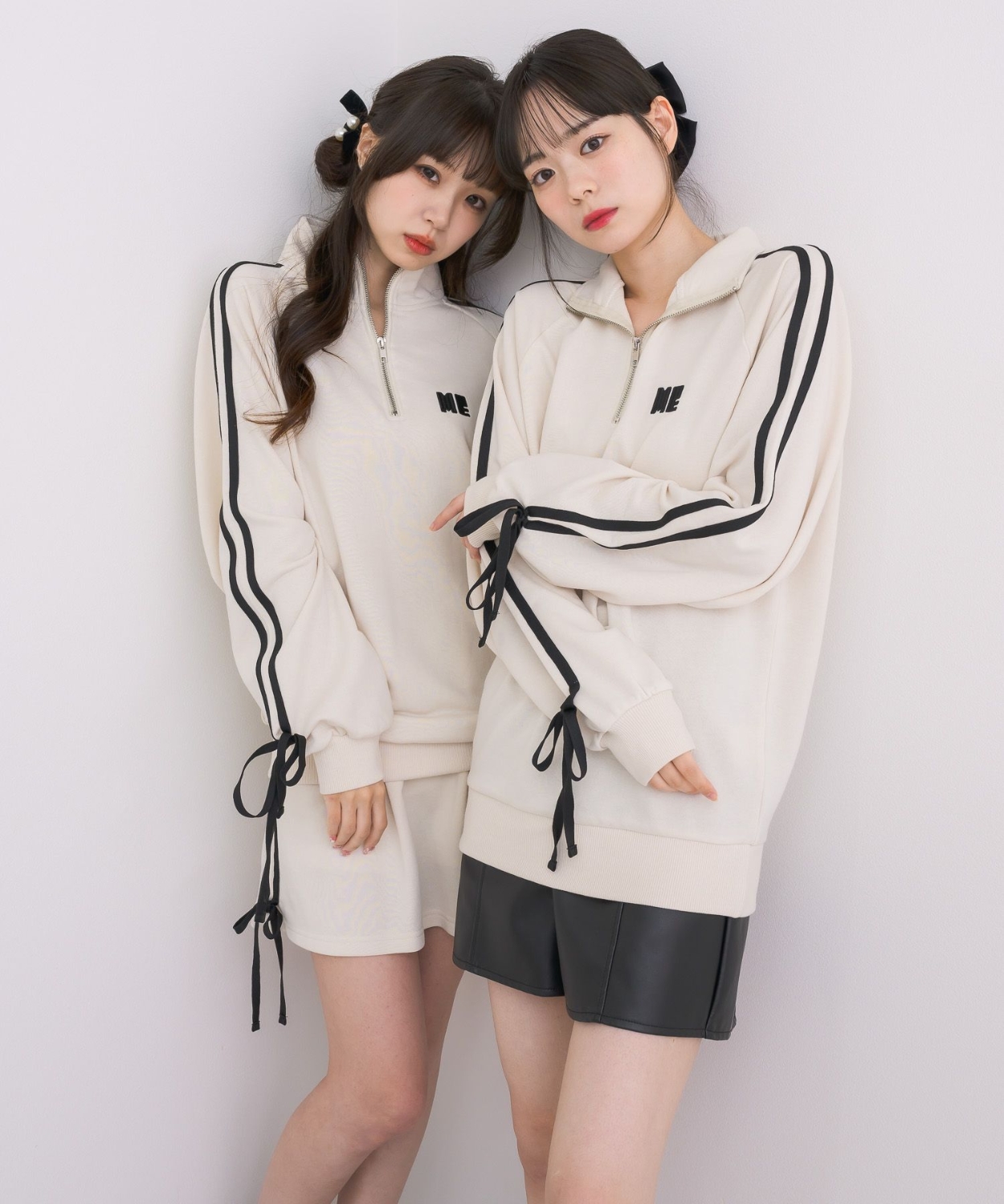 ラインリボンZIPトレーナー|ems excite | RETRO GIRL ONLINE STORE