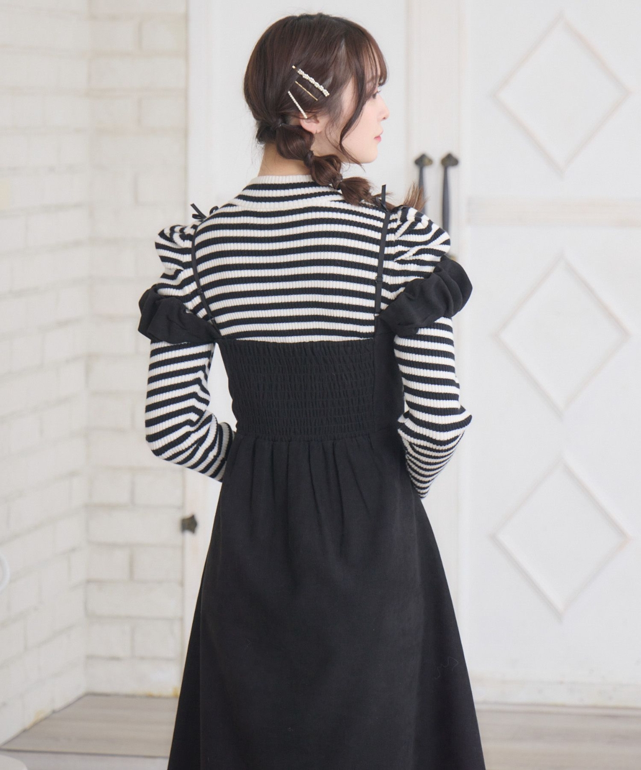 リボンストラップキャミOP|ems excite | RETRO GIRL ONLINE STORE