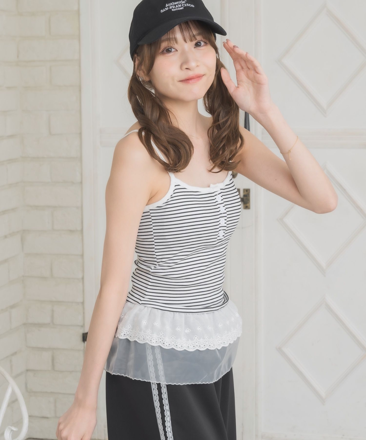 裾フリルキャミソール|ems excite | RETRO GIRL ONLINE STORE レトロ