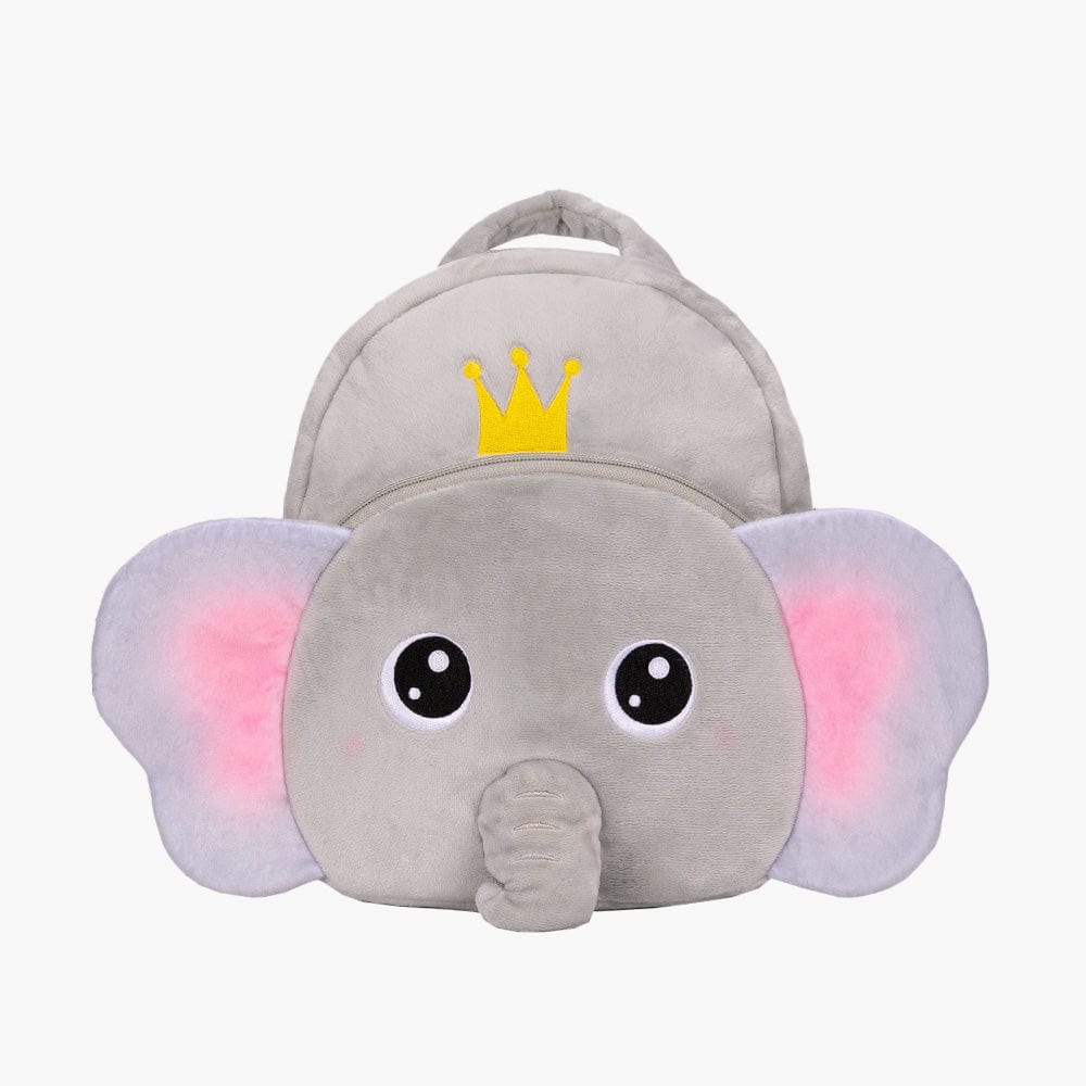 Personalized Elephant Plush Bag, Baby's first cute backpack