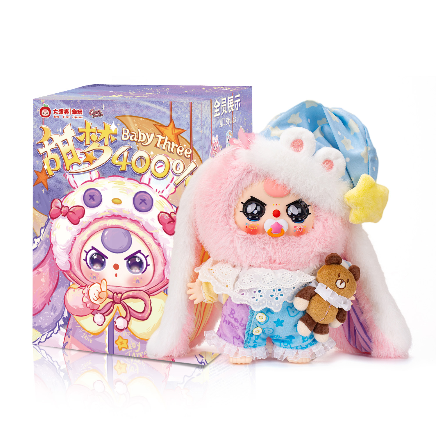 Baby Three - Sweet Dream 400% Plush Blind Box（Babythree Official