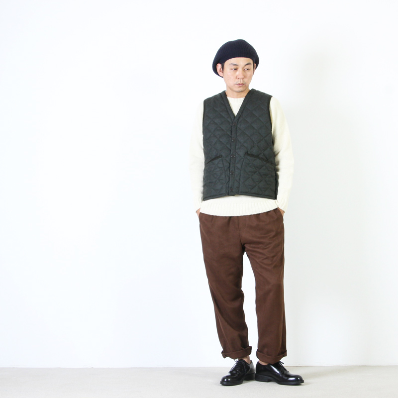 BARBOUR (バブアー) QUILT VEST WOOL / ウールキルティングベスト