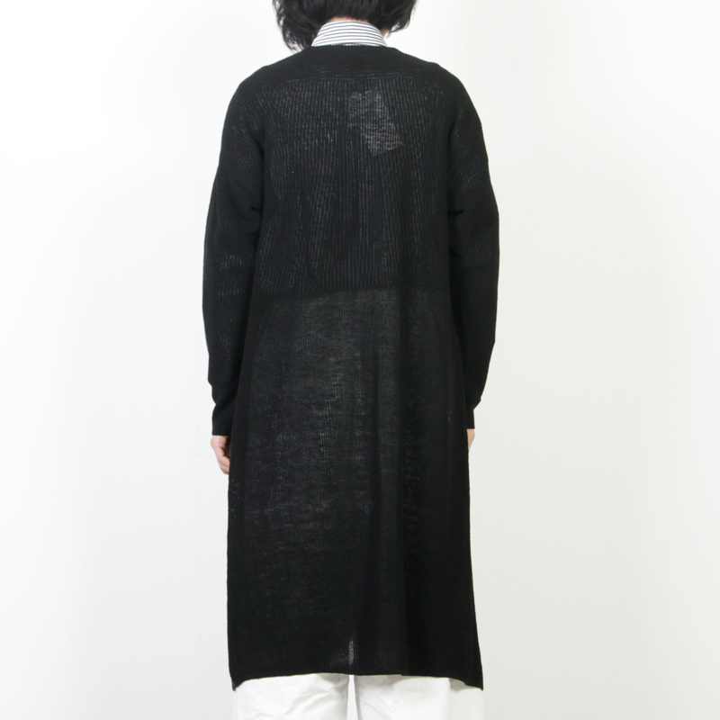 BATONER (バトナー) ドライリネンロングカーディガン