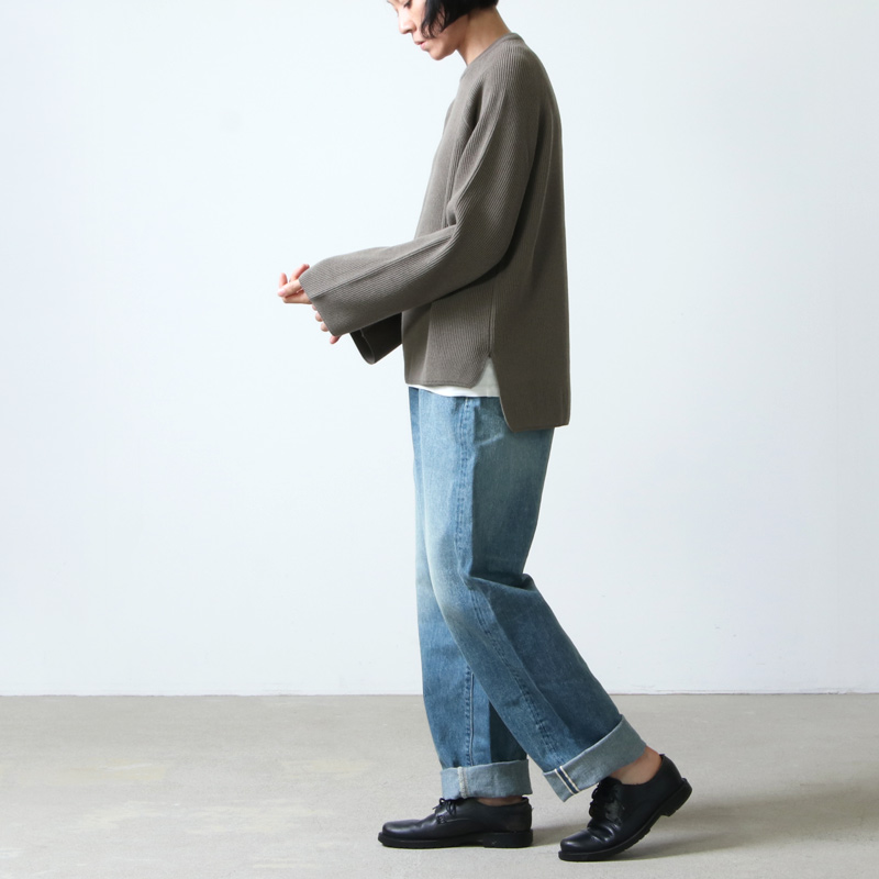 BATONER (バトナー) HARD TWIST WOOK CREW NECK / ハードツイスト
