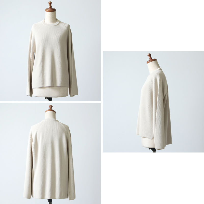 BATONER (バトナー) HARD TWIST WOOK CREW NECK / ハードツイスト