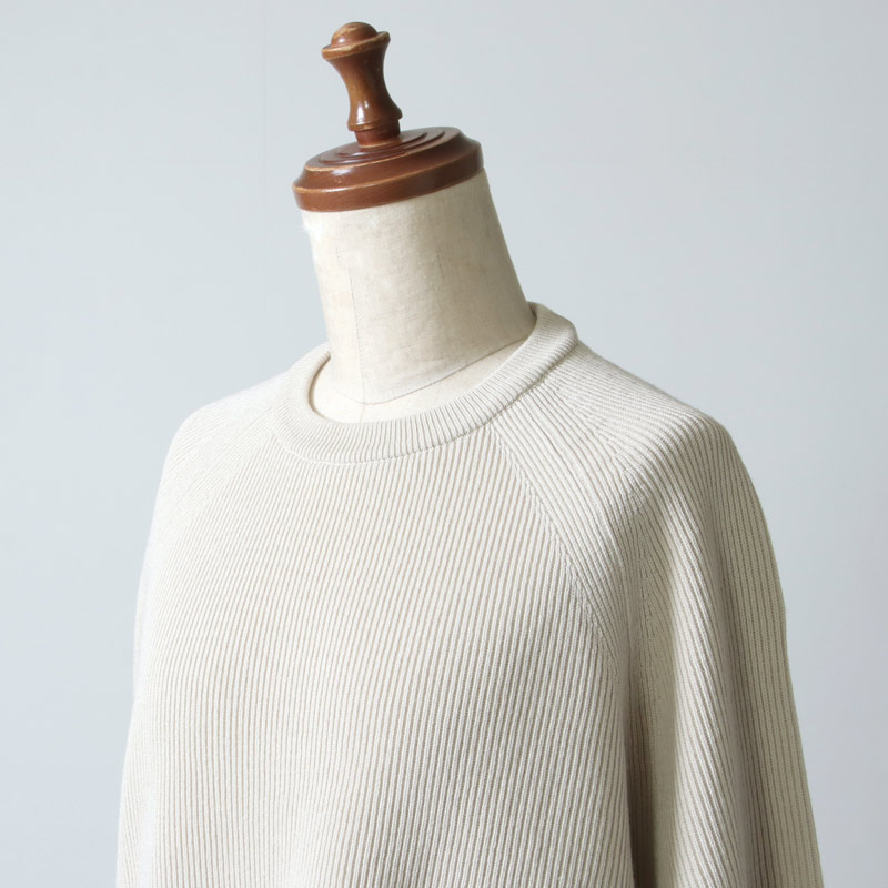 BATONER (バトナー) HARD TWIST WOOK CREW NECK / ハードツイスト